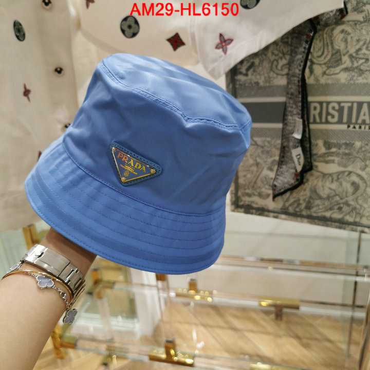 Cap (Hat)-Prada,high quality 1:1 replica , ID: HL6150,$: 29USD