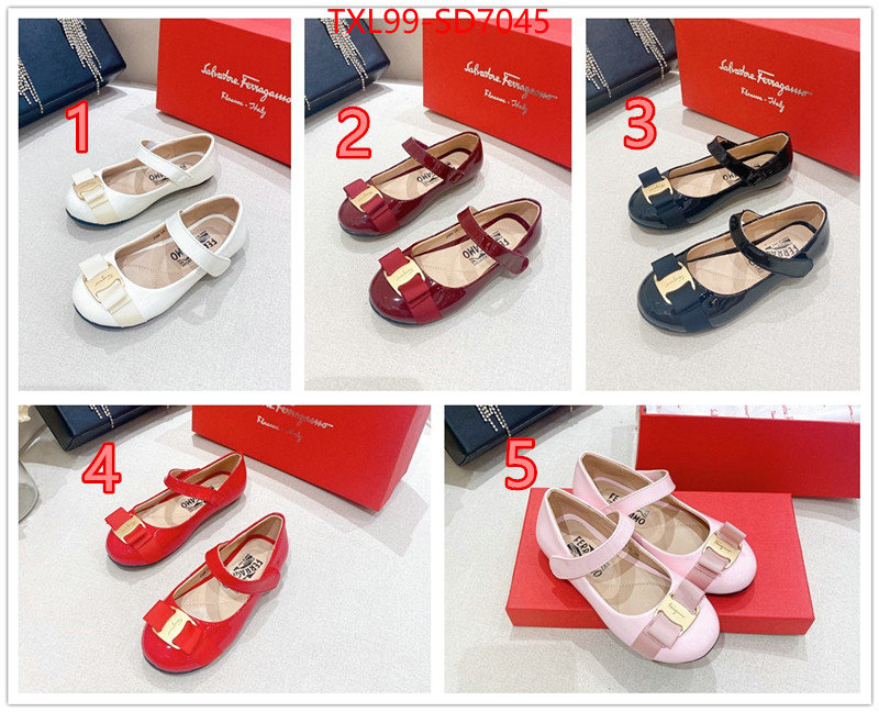 Kids shoes-Ferragamo,quality aaaaa replica , ID: SD7045,$: 99USD