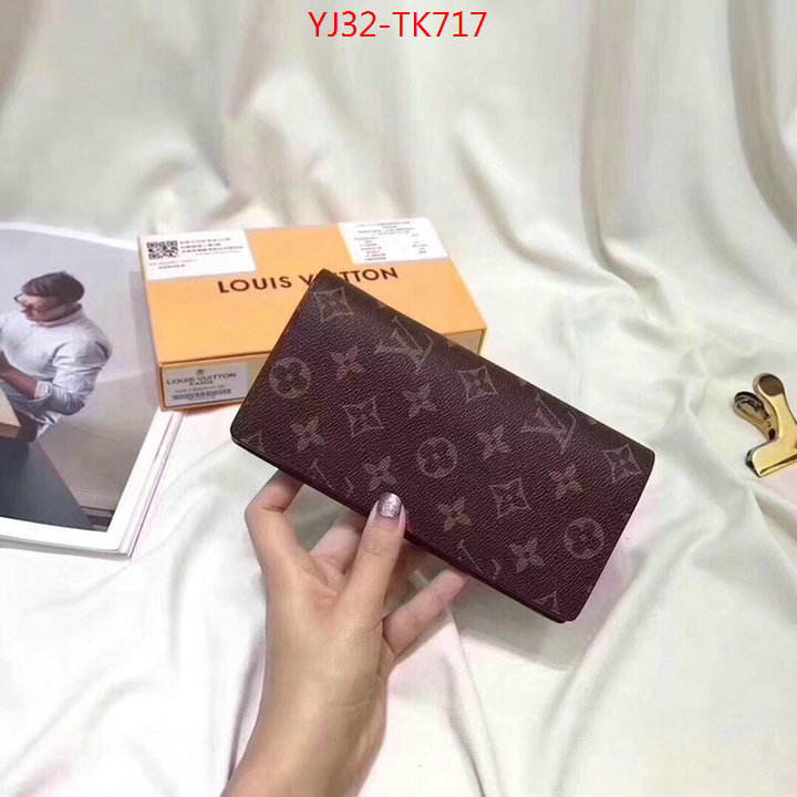 LV Bags(4A)-Wallet,ID: TK717,$:32USD