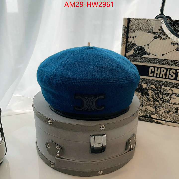 Cap (Hat)-Celine,2023 perfect replica designer , ID: HW2961,$: 29USD