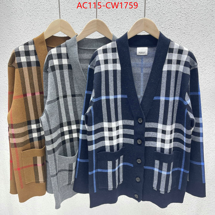 Clothing-Burberry,replica , ID: CW1759,$: 115USD