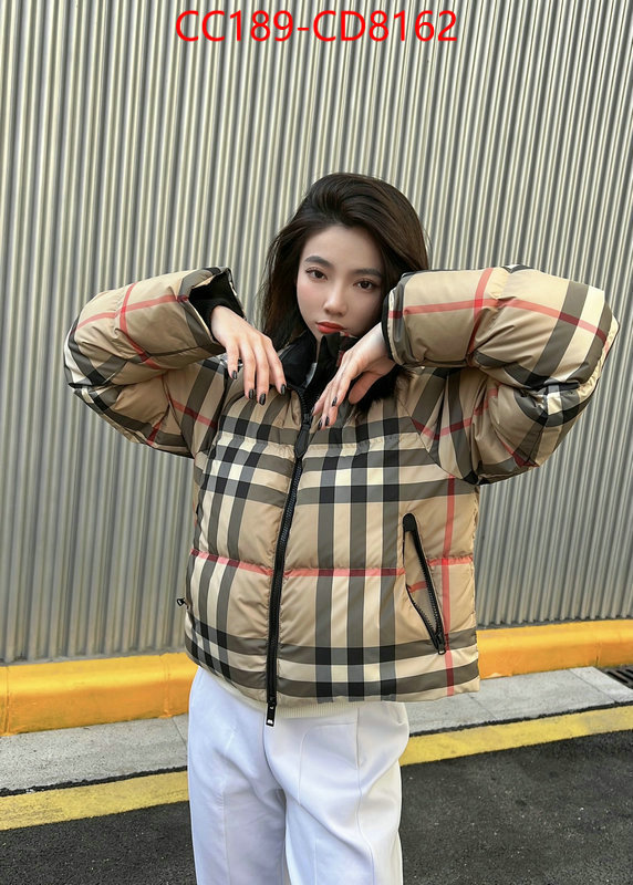 Down jacket Women-Burberry,aaaaa+ quality replica , ID: CD8162,$: 189USD