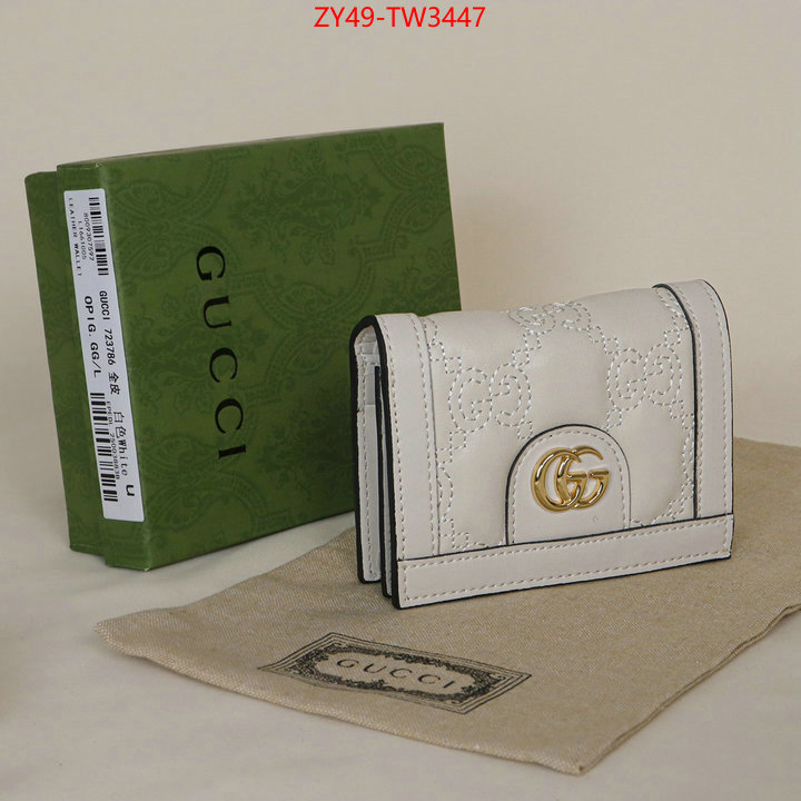 Gucci Bags(4A)-Wallet-,luxury 7 star replica ,ID: TW3447,$: 49USD