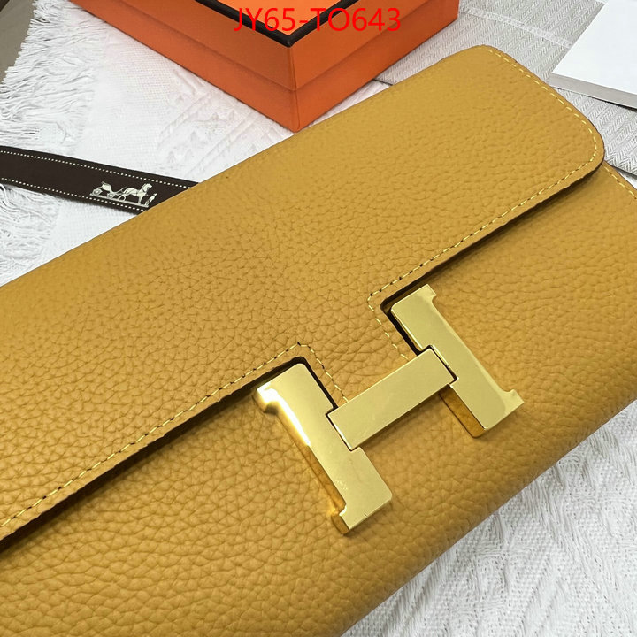 Hermes Bags(4A)-Wallet-,cheap wholesale ,ID: TO643,$: 65USD