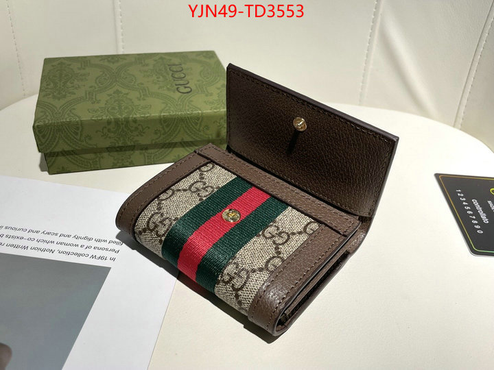 Gucci Bags(4A)-Wallet-,replica ,ID: TD3553,$: 49USD
