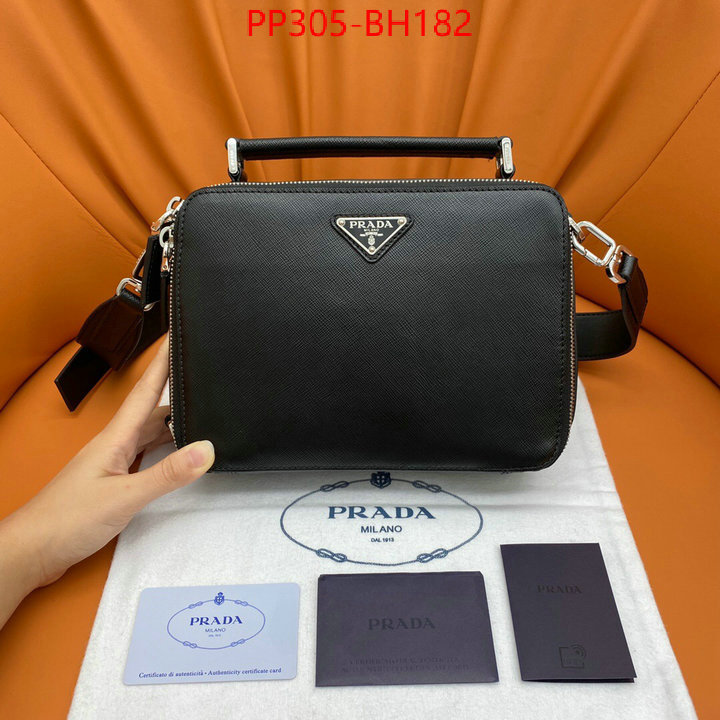 Prada Bags(TOP)-Diagonal-,ID: BH182,$:305USD