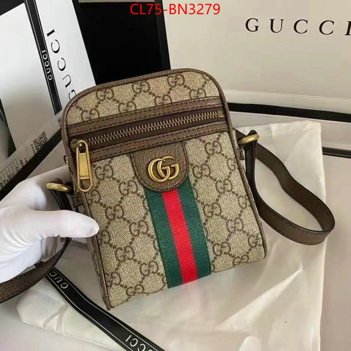 Gucci Bags(4A)-Ophidia-G,the most popular ,ID: BN3279,$: 75USD