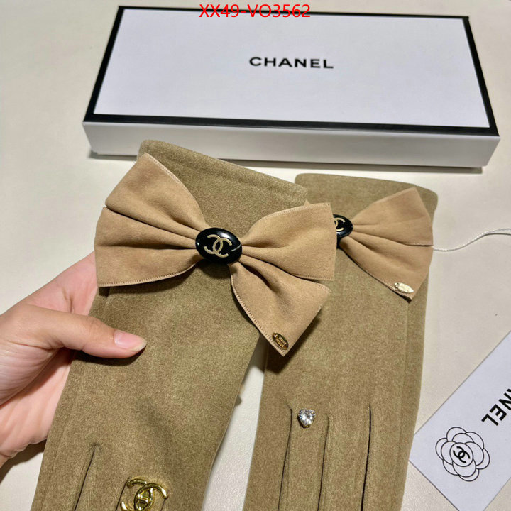 Gloves-Chanel,wholesale sale , ID: VO3562,$: 49USD