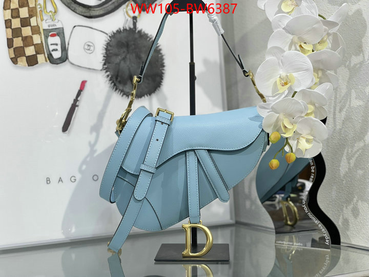 Dior Bags(4A)-Saddle-,ID: BW6387,$: 105USD