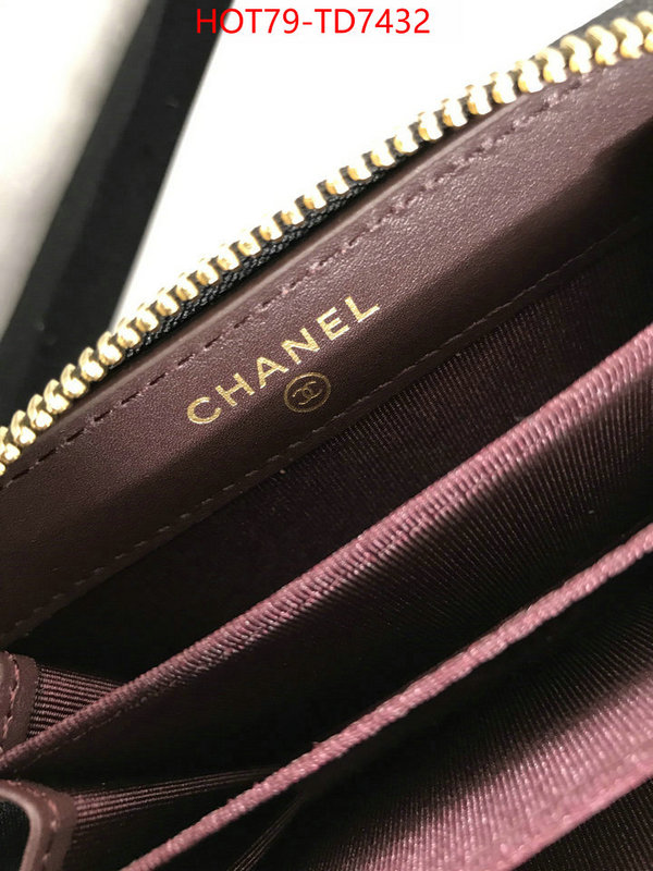 Chanel Bags(TOP)-Wallet-,ID: TD7432,$: 79USD