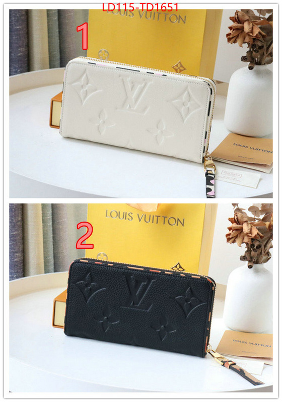 LV Bags(TOP)-Wallet,ID: TD1651,$: 115USD