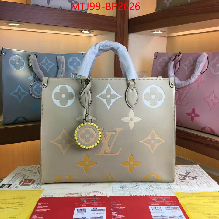 LV Bags(4A)-Handbag Collection-,ID: BP2826,$: 89USD