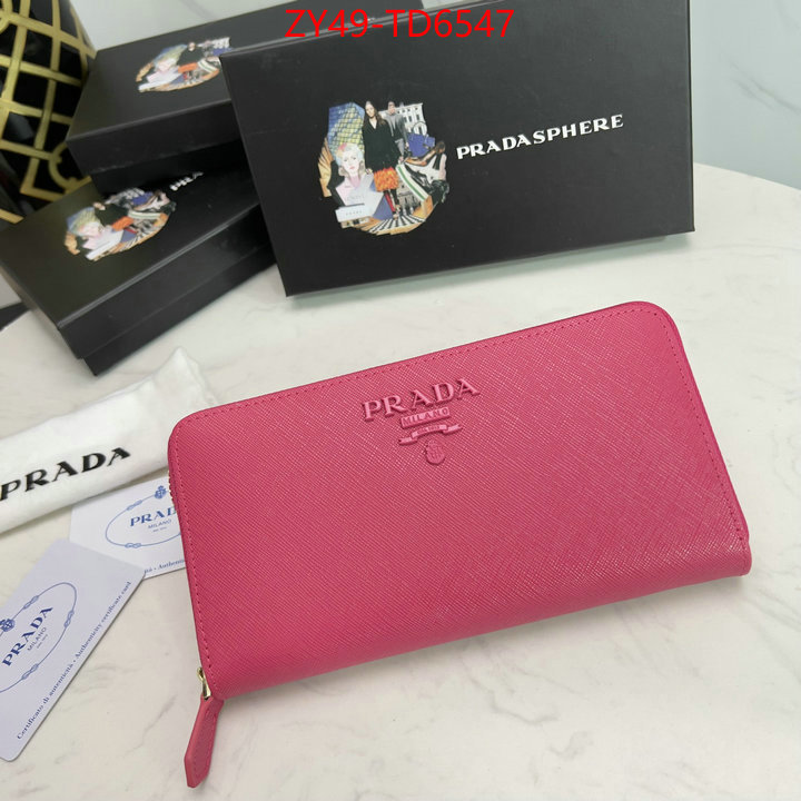 Prada Bags(4A)-Wallet,7 star ,ID: TD6547,$: 49USD