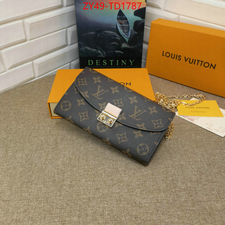 LV Bags(4A)-Wallet,ID: TD1787,$: 49USD