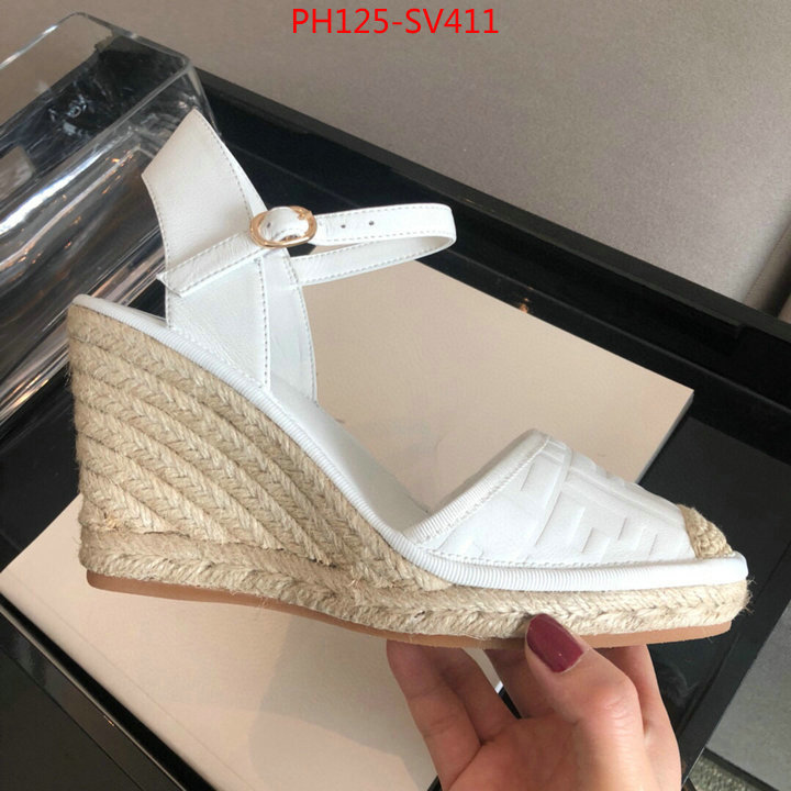 Women Shoes-Fendi,replica online , ID: SV411,$:125USD