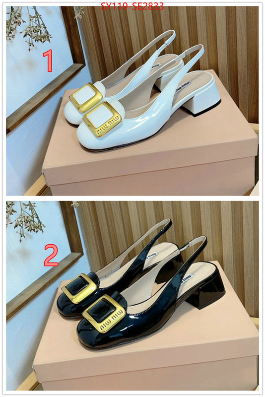 Women Shoes-Miu Miu,buy the best high quality replica , ID: SE2833,$: 119USD