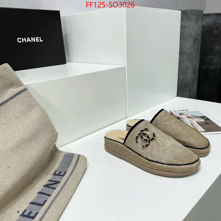 Women Shoes-Chanel,how quality , ID: SO3026,$: 125USD