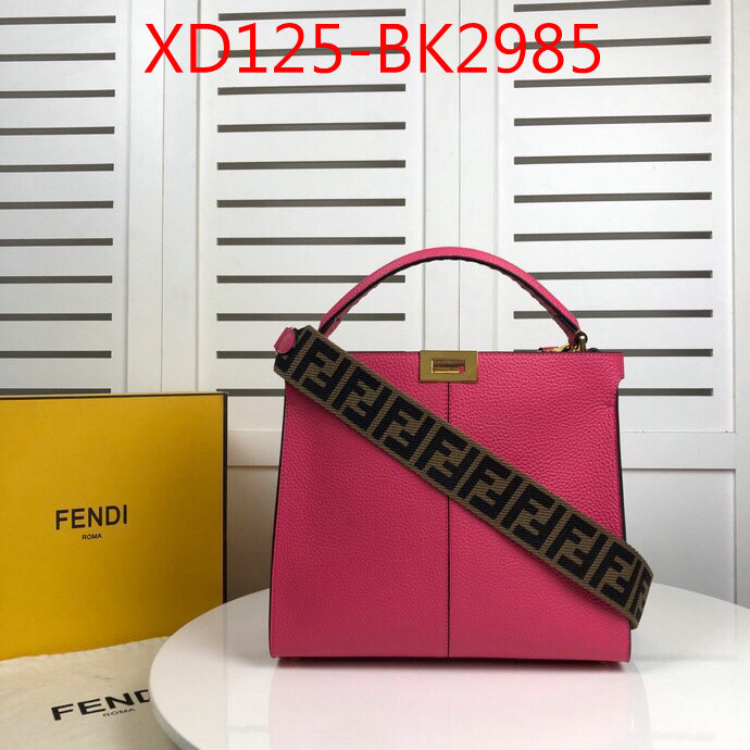 Fendi Bags(4A)-Peekaboo,fake aaaaa ,ID: BK2985,$:125USD