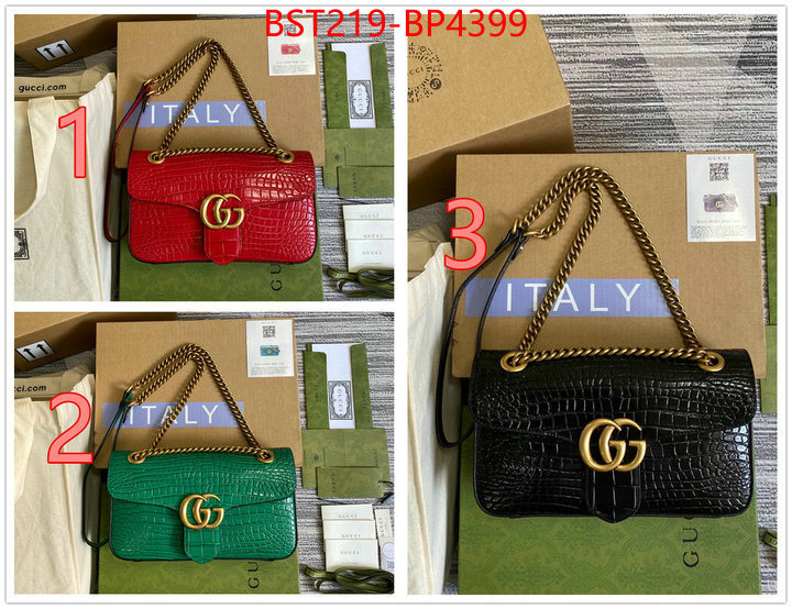 Gucci Bags(TOP)-Marmont,fake designer ,ID: BP4399,$: 219USD