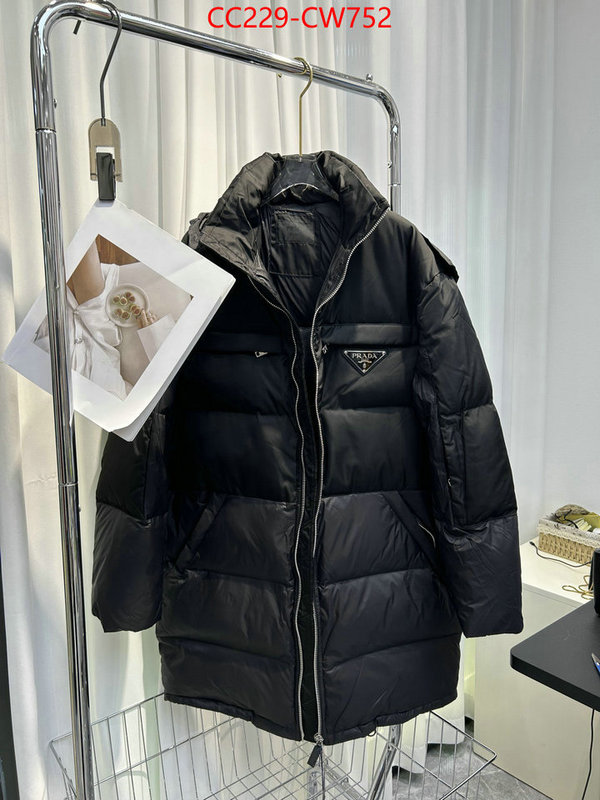 Down jacket Women-Prada,1:1 replica wholesale , ID: CW752,$: 229USD