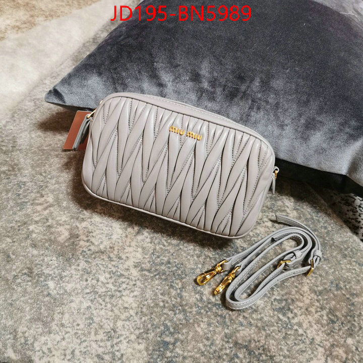 Miu Miu Bags(TOP)-Diagonal-,2023 perfect replica designer ,ID: BN5989,$: 195USD