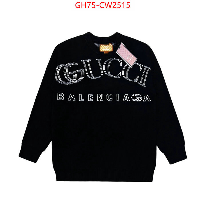 Clothing-Gucci,best site for replica , ID: CW2515,$: 75USD