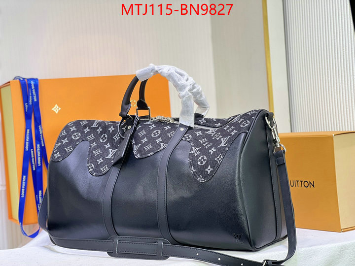 LV Bags(4A)-Keepall BandouliRe 45-50-,the highest quality fake ,ID: BN9827,$: 115USD