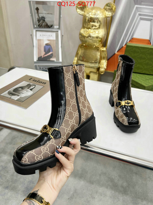 Women Shoes-Gucci,fake aaaaa , ID: SO777,$: 125USD