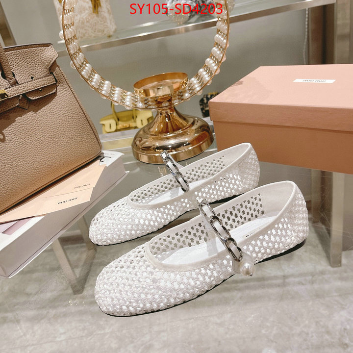 Women Shoes-Miu Miu,replica aaaaa designer , ID: SD4203,$: 105USD