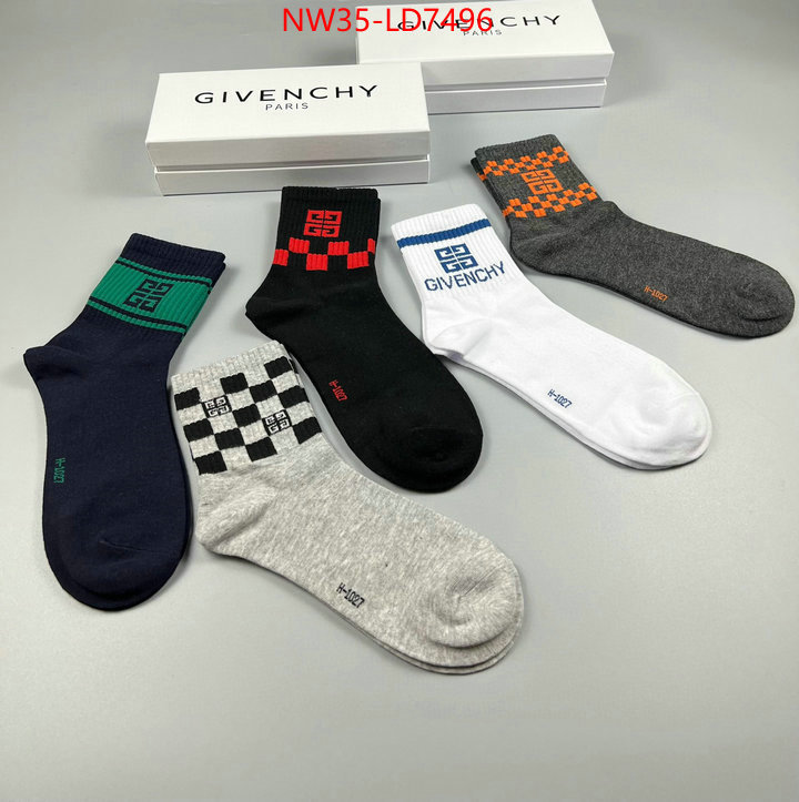 Sock-Givenchy,high end designer , ID: LD7496,$: 35USD