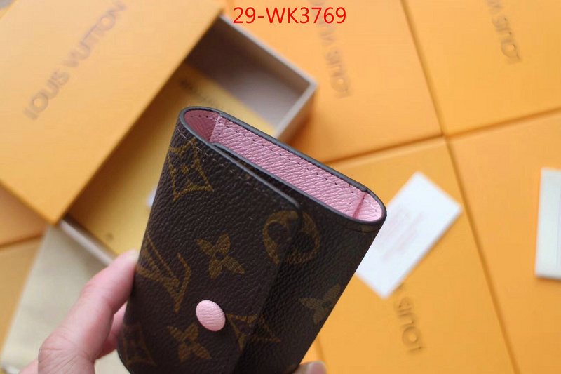 LV Bags(4A)-Wallet,ID: WK3769,$: 29USD