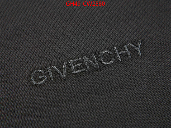 Clothing-Givenchy,brand designer replica ,ID: CW2580,$: 49USD