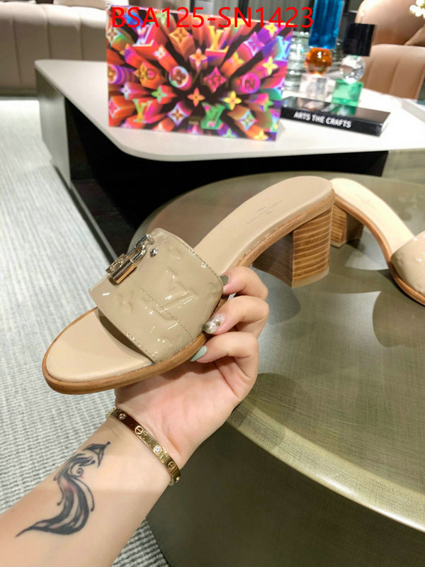 Women Shoes-LV,designer fake , ID: SN1423,$: 125USD