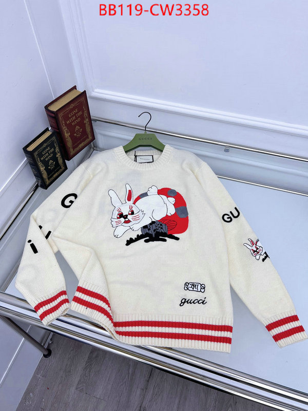 Clothing-Gucci,best replica 1:1 , ID: CW3358,$: 119USD