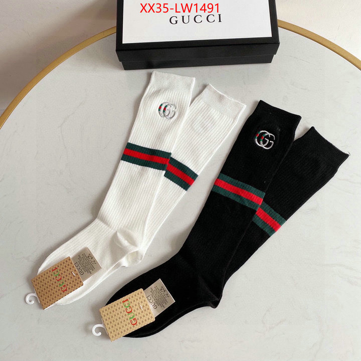 Sock-Gucci,what is a 1:1 replica , ID: LW1491,$: 35USD