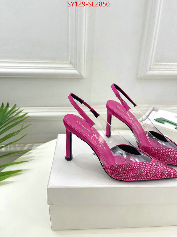 Women Shoes-Sergio Rossi,top sale ,luxury fashion replica designers , ID: SE2850,$: 129USD