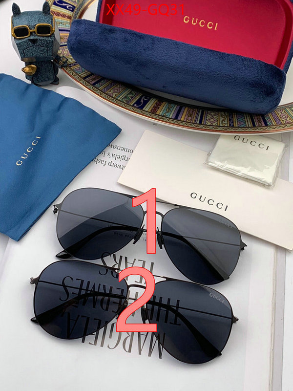 Glasses-Gucci,2023 aaaaa replica 1st copy , ID: GQ31,$: 49USD