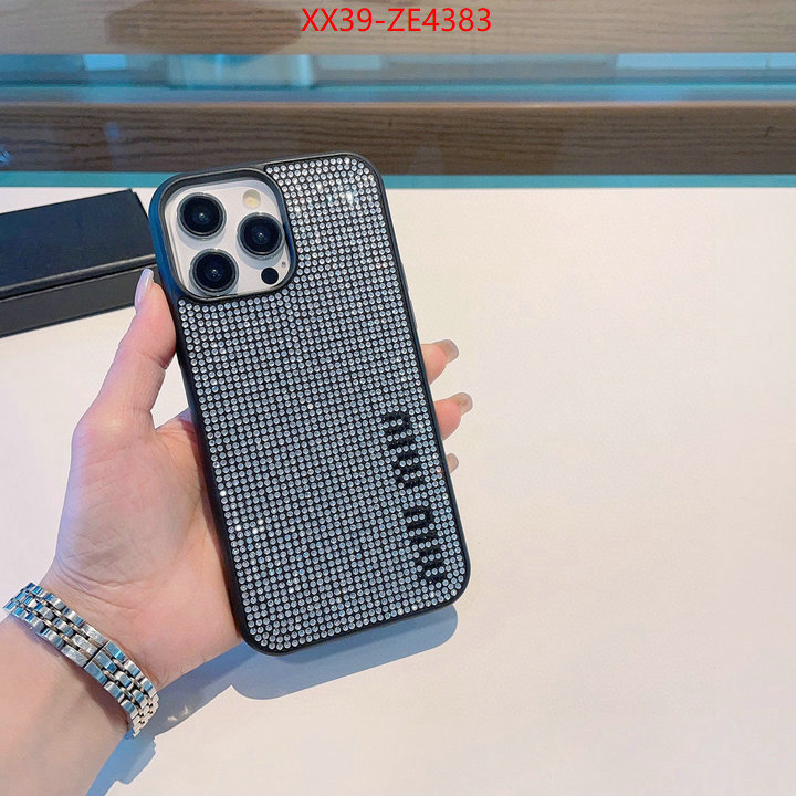 Phone case-MIU MIU,1:1 clone , ID: ZE4383,$: 39USD