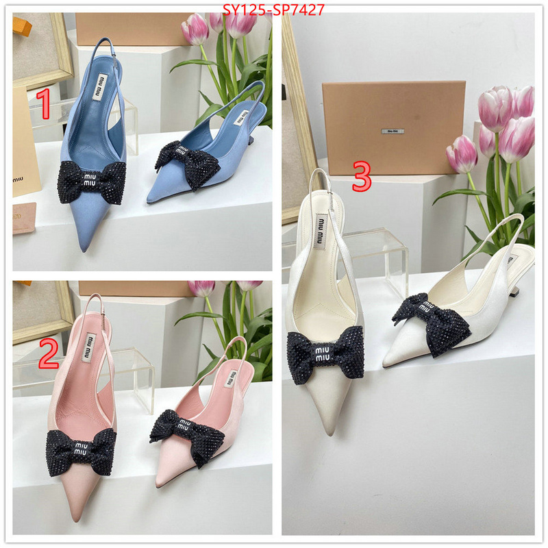 Women Shoes-Miu Miu,wholesale , ID: SP7427,$: 125USD