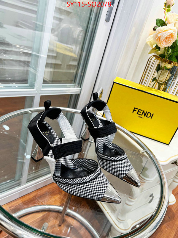 Women Shoes-Fendi,luxury 7 star replica , ID: SO2078,$: 115USD