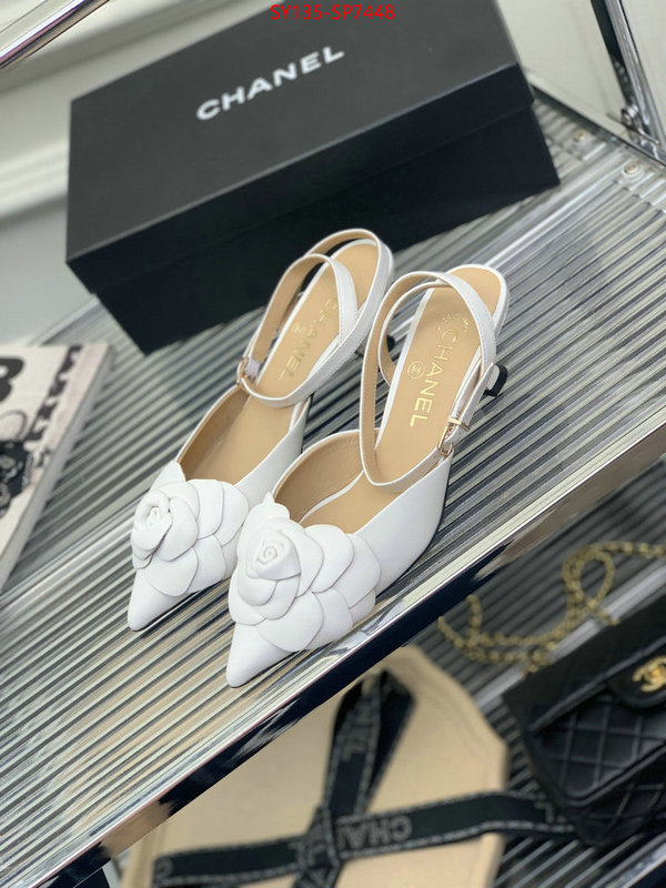 Women Shoes-Chanel,high quality , ID: SP7448,$: 135USD