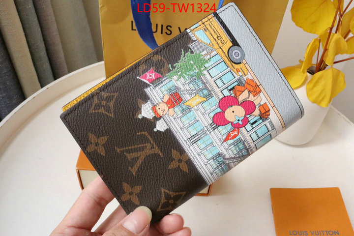 LV Bags(TOP)-Wallet,ID: TW1324,$: 59USD
