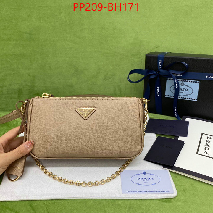 Prada Bags(TOP)-Diagonal-,ID: BH171,$:209USD