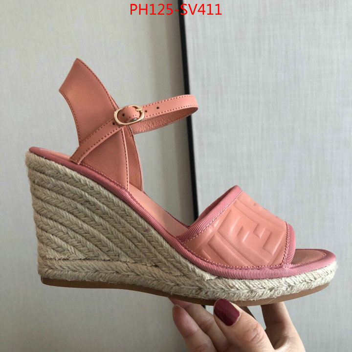 Women Shoes-Fendi,replica online , ID: SV411,$:125USD