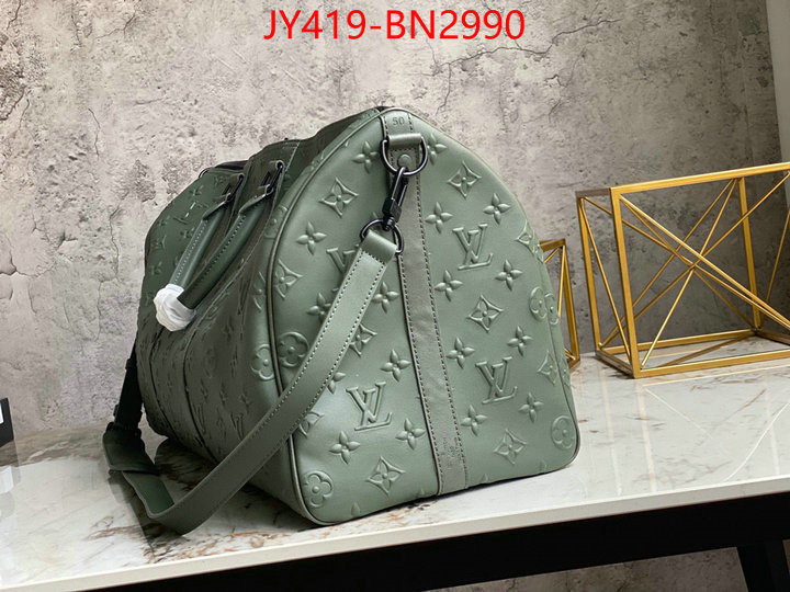 LV Bags(TOP)-Keepall BandouliRe 45-50-,ID: BN2990,$: 419USD