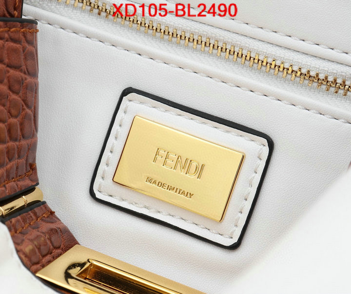 Fendi Bags(4A)-Peekaboo,high quality designer replica ,ID: BL2490,$: 105USD