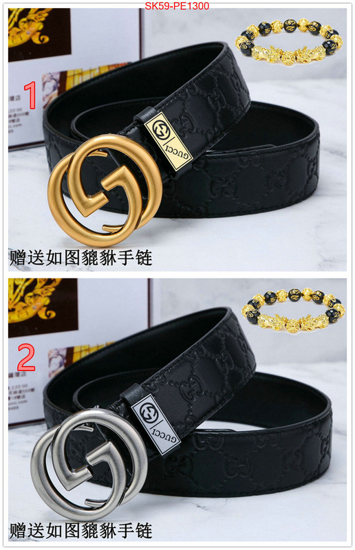 Belts-Gucci,mirror copy luxury , ID: PE1300,$: 59USD