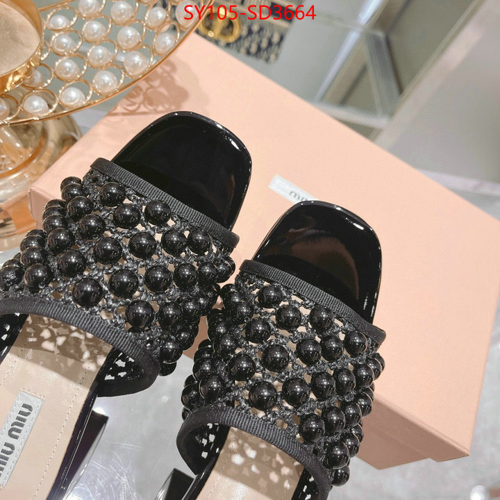 Women Shoes-Miu Miu,mirror copy luxury , ID: SD3664,$: 105USD