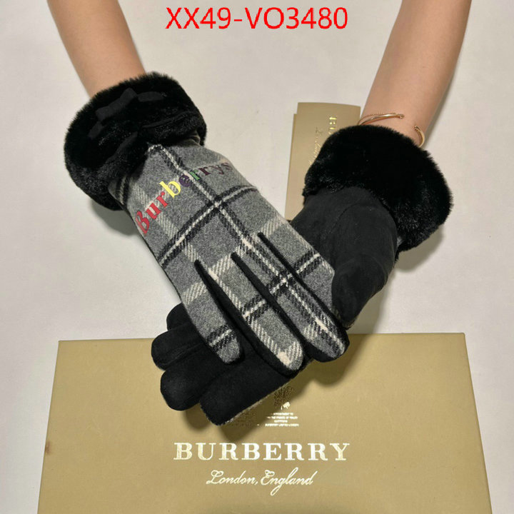 Gloves-Burberry,top perfect fake , ID: VO3480,$: 49USD