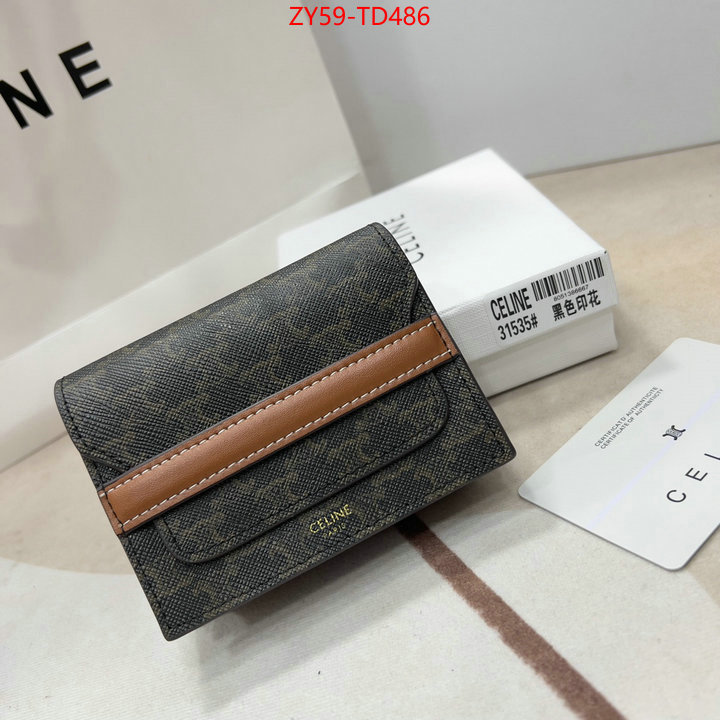 CELINE Bags(4A)-Wallet,aaaaa replica ,ID: TD486,$: 59USD